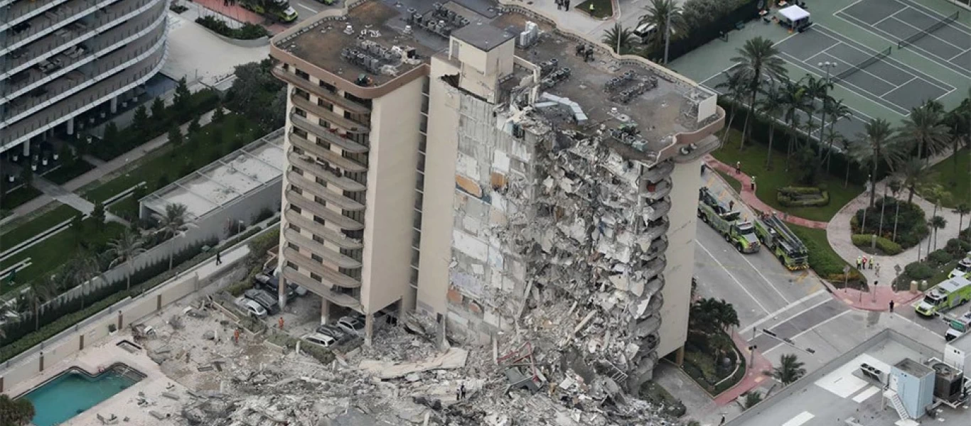 Μαϊάμι: Κατεδαφίστηκε και το υπόλοιπο τμήμα της 12οροφης πολυκατοικίας